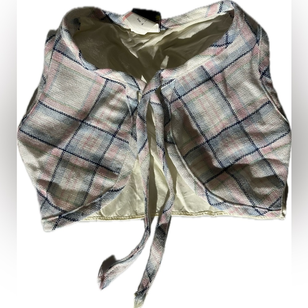 Late 1960s/1970s Vintage My Very Own Plaid Vest - New York & Paris